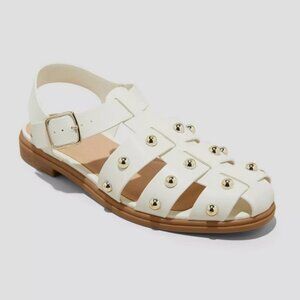 Winnie Studded Fisherman Sandals - Universal Thread Off White 8.5